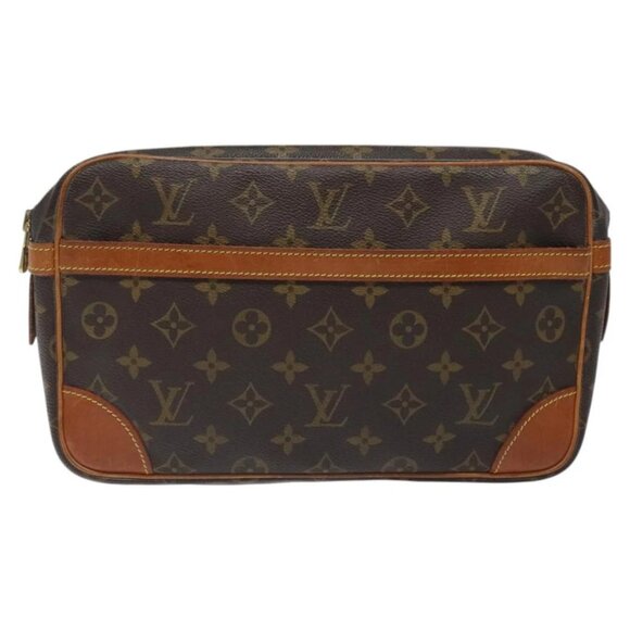 LOUIS VUITTON Monogram Compiegne 28 Clutch Bag M51845 LV Auth 116800 - Picture 2 of 16